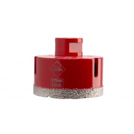 DRYGRES DRILL BIT 75mm - Carota diamantata cu diametru 75mm pentru carotare uscata in piatra dura gresie portelanata placi ceramice gresie / faianta cod 05992