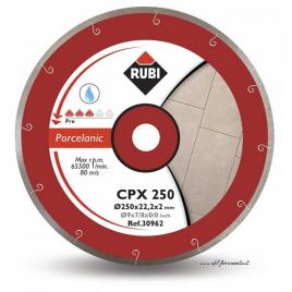 Disc diamantat CPX 250 PRO RUBI, 250/25.4mm, gresie/faianta portelanata, 30962