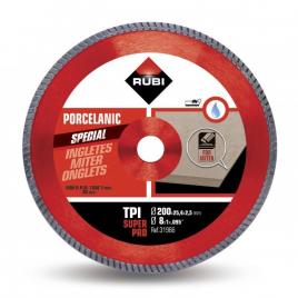 Disc diamantat TPI 200 SUPERPRO RUBI, 200/25.4mm, gresie portelanata, 31966