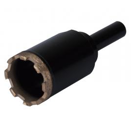 FORAGRES DRILL BIT 28mm - Carota diamantata cu diametru 28mm pentru carotare umeda in piatra dura gresie portelanata granit marmura placi ceramice gresie / faianta cod 04971