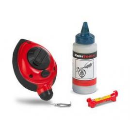 MASTER-N LINE MARKER Trasator linii rost PLASTIC RUBIFLEX cu rezerva pulbere si mininivela cu bula lungime sfoara 30m cod 75925 RUBI