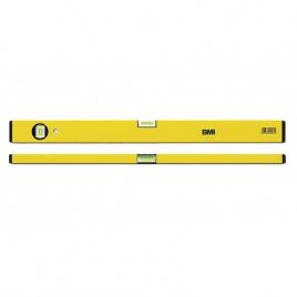 Nivela aluminiu cu 2 bule  lungime 80cm tip BMI-689080P-gelbCON