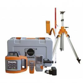 SET COMPLET: Laser rotativ SIRIUS 1HV NEDO + Mira universala + trepied aliminiu, 471941