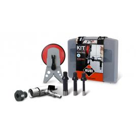 Set 3 carote (6mm 8mm 10mm) ghidaj cupla racord apa si adaptor carota pentru carotare umeda MINIGRES RUBI 50909