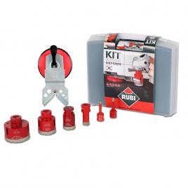Set 6 carote (6mm 8mm 20mm 35mm 50mm 68mm) ghidaj pentru carotare uscata DRYGRES RUBI 50996