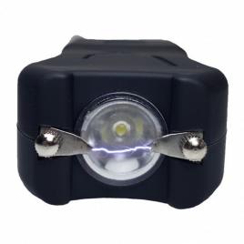 Lanterna cu electrosoc si acumulator de buzunar, dalimag, negru, 10 cm, husa