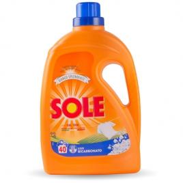 Detergent lichid italian sole cu bicarbonat, 2 litri - 40 utilizari