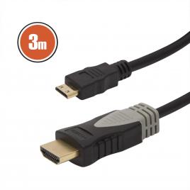 Cablu mini hdmi • 3 mcu conectoare placate cu aur