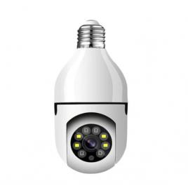 Camera ip, wi-fi, hd, smart-bulb, tip bec cu senzor de miscare si aplicatie telefon