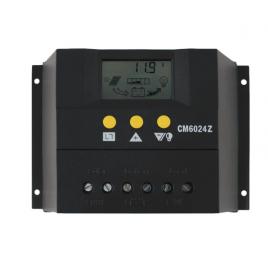 Controler solar 60a pwm 12v 24v regulator pentru panou fotovoltaic cm6024z