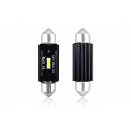 Set becuri auto cu led canbus sofit compatibil c5w 1 smd 39mm alb 12/24v,