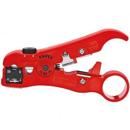 Dezizolator pentru cabluri coaxiale knipex 16 60 06 sb