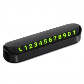 Suport numar de telefon tip caseta, cu banda magnetica si cifre fluorescente