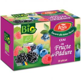 Ceai bio cu fructe de padure ceai la plic ro-eco-007