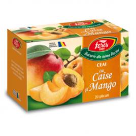 Ceai cu caise si mango ceai la plic