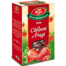 Ceai cu capsuni si fragi ceai la punga