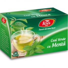 Ceai verde cu menta ceai la plic
