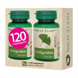 Dacia plant ginkgo biloba 120 comprimate