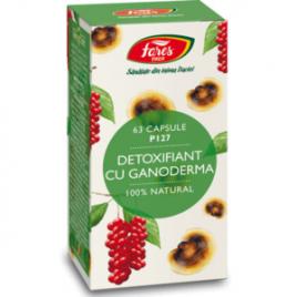 Detoxifiant cu ganoderma p127 63 capsule