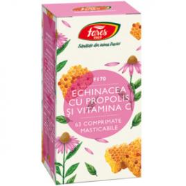 Echinacea cu propolis si vitamina c f170 63 comprimate masticabile