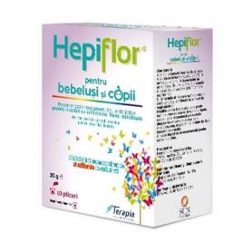 Hepiflor pentru bebelusi si copii 10 plicuri terapia