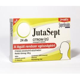 Jutavit jutasept gust lămăie 24 comprimate de supt