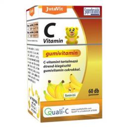 Jutavit vitamina c 100mg su gust de banane 60 jeleuri gumate