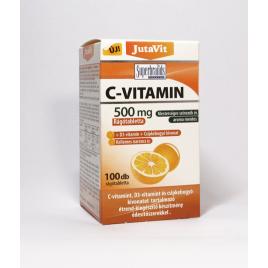 Jutavit vitamina c 500mg cu d3 macese 100 comprimate masticabile
