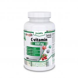 Jutavit vitamina c 500mg cu zinc acerola macese 100 comprimate