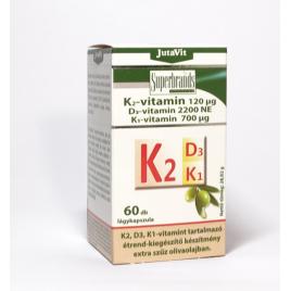 Jutavit vitamina k1+k2+d3 60capsule