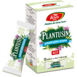 Plantusin pentru copii r23 sirop tuse (12 plicuri a cate 5 ml sirop)