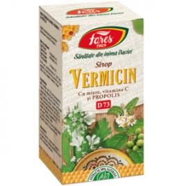 Vermicin cu miere si propolis d73 sirop 100 ml