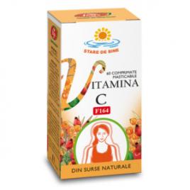 Vitamina c naturala f164 60 comprimate masticabile