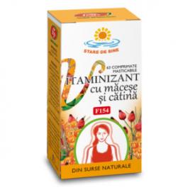 Vitaminizant cu macese si catina f154 63 comprimate masticabile