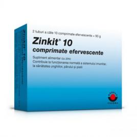 Worwag zinkit 10mg zinc 20 comprimate efervescente