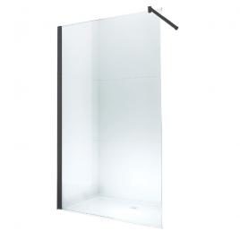 Paravan dus walk-in optima nobless black , 120x200 cm , 8mm , sticla securizata