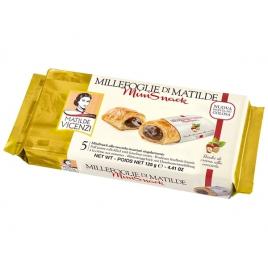 Prajituri foietaj crema alune mini snack matilde vicenzi, 125g