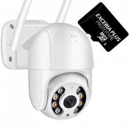 Camera supraveghere, wireless, 355°, 1080p, senzor miscare, microfon, cu card