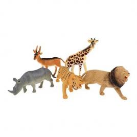 Set 5 figurine animale jungla animal world toi-toys tt34921z