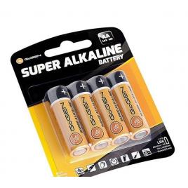 Set baterii alcaline gogen super aa, lr06, blister 4 buc