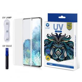 Folie sticla curbata samsung galaxy s20, lito uv full glue, transparenta