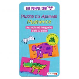 Joc magnetic - puzzle cu animale