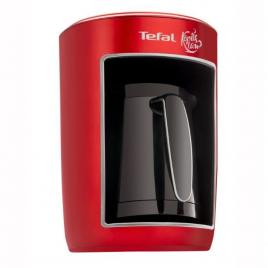Cafetiera turceasca TEFAL CM820534, 2 moduri de preparere, capacitate 4 cesti, avertizare sonora, sistem prevenire umplere, rosu