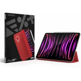 Husa de protectie NEXT ONE cu suport magnetic pentru iPad 12.9 inch, Rosu