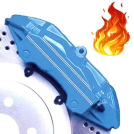 Spray vopsea rezistenta termic pentru etrieri, culoare albastra, 400ml, champion color, 150   c