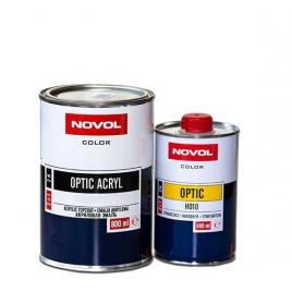 Vopsea optic acryl—2k (cu lac inclus) - novol vopsea la 601 (black) +