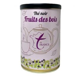 Ceai negru, Thé Noir Fruits des Bois, fructe de padure, cutie metalica, 90g – 50 portii