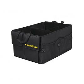 Organizator portbagaj, pliabil, negru, 52 x 38.5 x 26 cm, Goodyear, GY904541