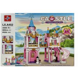 Set de constructie LX Friends - Castel de printese 445 piese tip lego