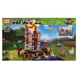 Set de constructie PRCK MY World of Minecraft 444 piese